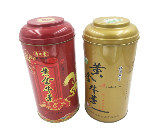 北京茶叶圆形铁罐